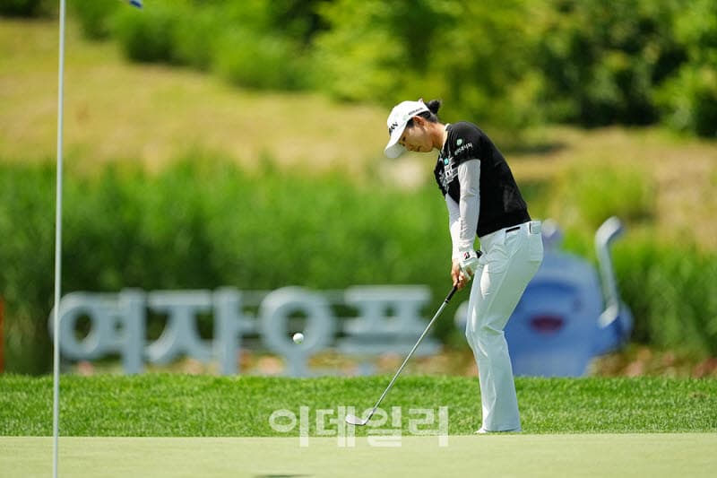 황연서, 칩인 버디 도전 포토