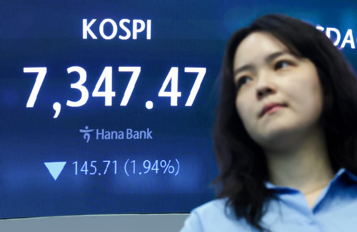 미 국채금리 4.595% 상승에 코스피 매도 사이드카, 외국인 2.4조원 순매도